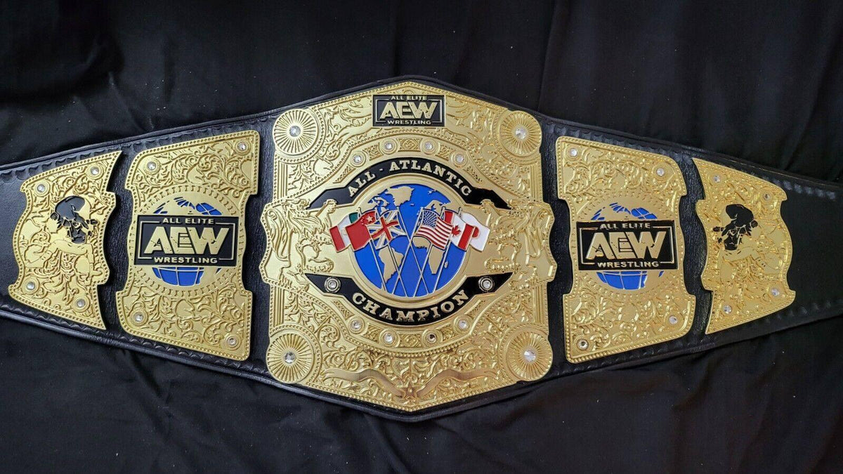 Championship Belt CNC Machined AEW All Atlantic Replica