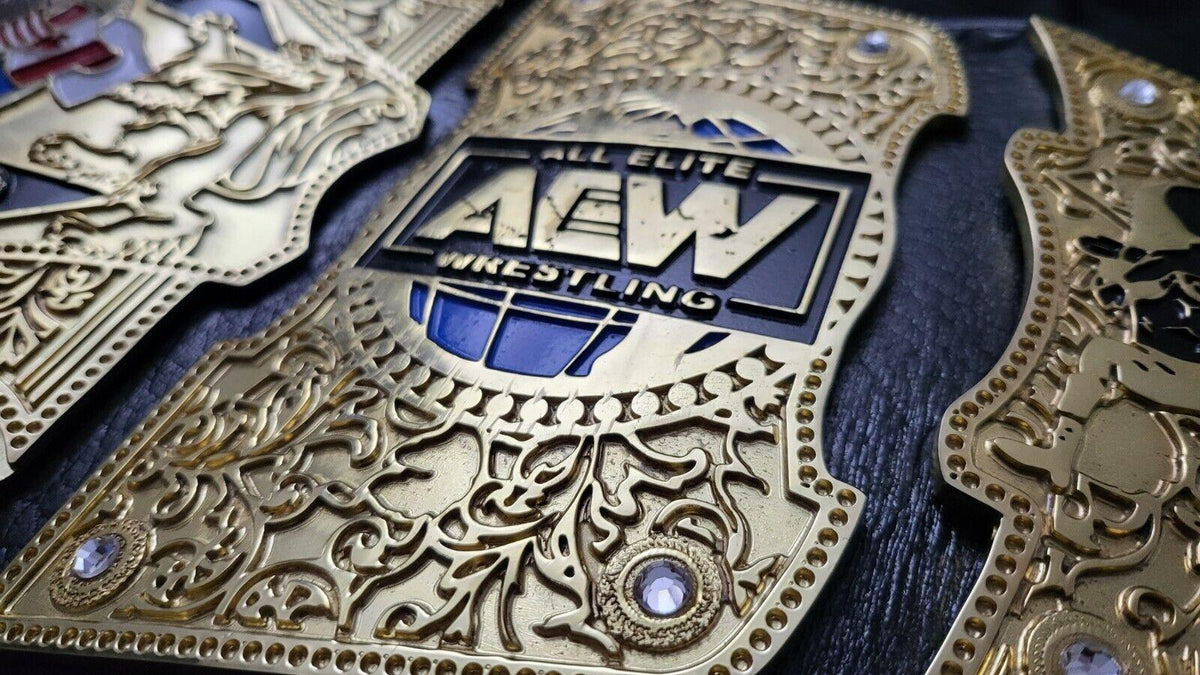 Championship Belt CNC Machined AEW All Atlantic Replica