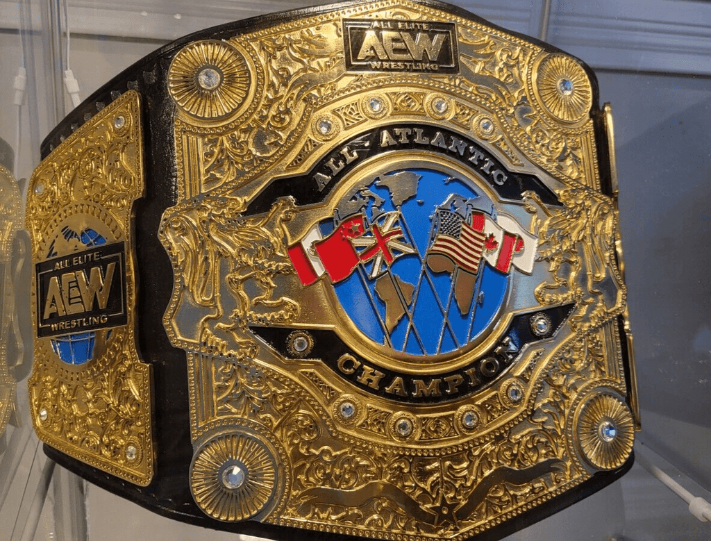 Championship Belt CNC Machined AEW All Atlantic Replica