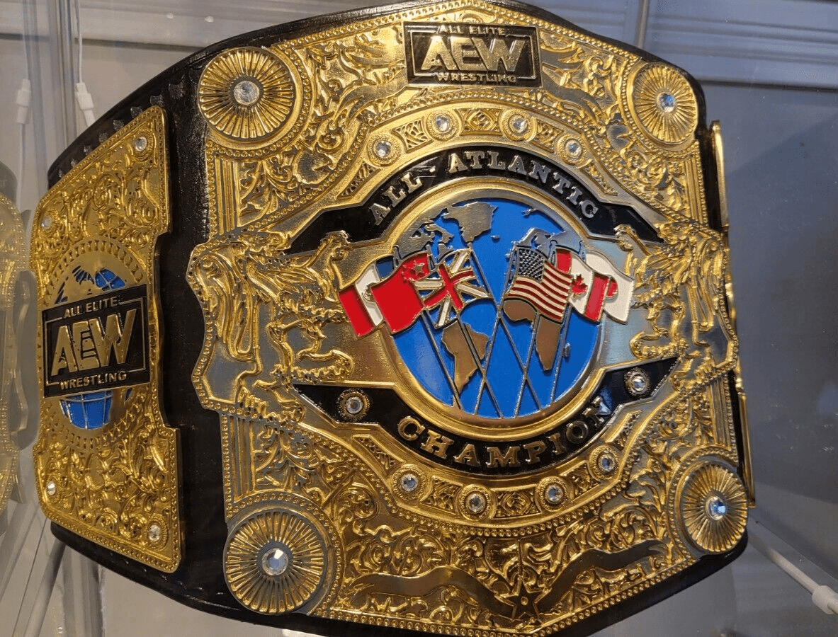 Championship Belt CNC Machined AEW All Atlantic Replica