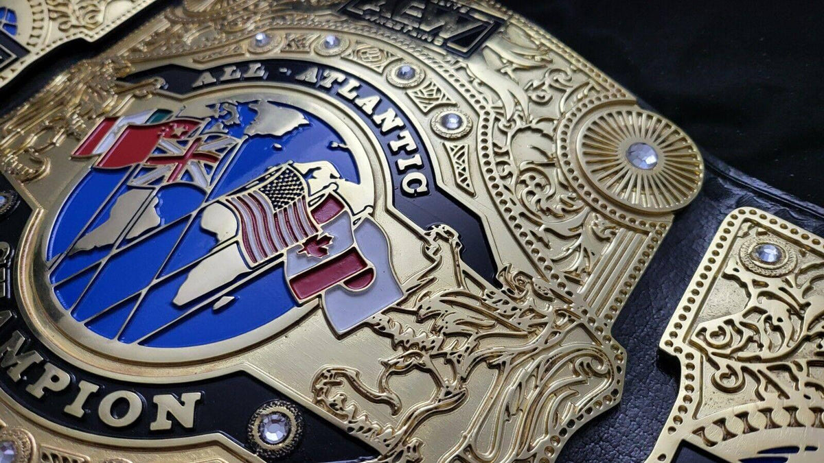 Championship Belt CNC Machined AEW All Atlantic Replica