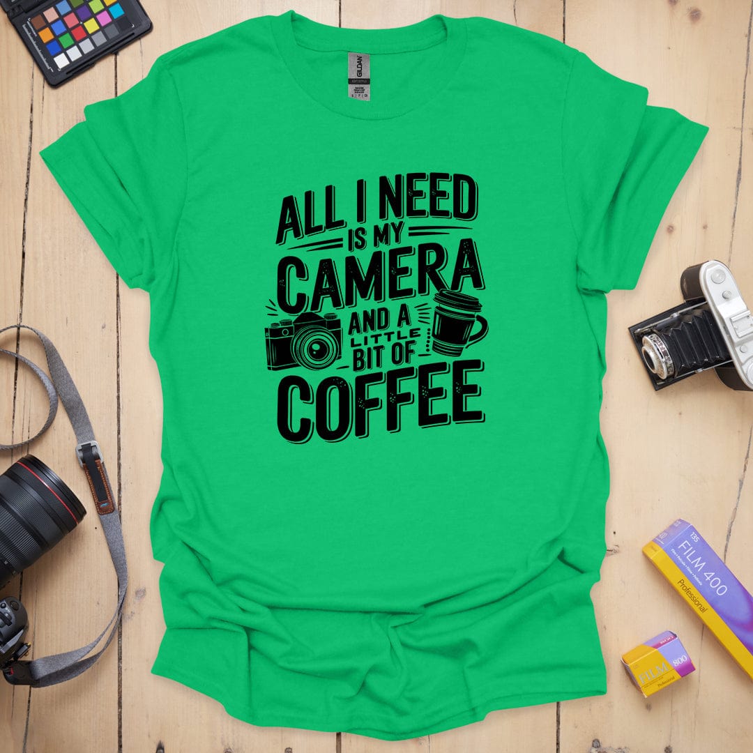 T-Shirt With Photographer-Inspired All I Need Graphic