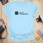 T-Shirt With Analog Photography and Digital Nostalgia Graphic