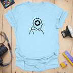 T-Shirt With Aperture Head Graphic for Photography Fans