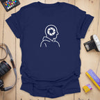 T-Shirt With Aperture Head Graphic for Photography Fans