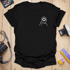 T-Shirt With Aperture Head Badge Graphic
