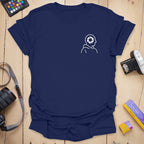 T-Shirt With Aperture Head Badge Graphic