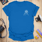 T-Shirt With Aperture Head Badge Graphic