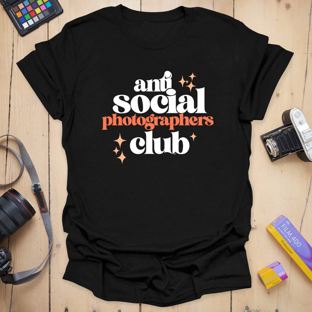 T-Shirt With Anti-Social Photographers Club Graphic