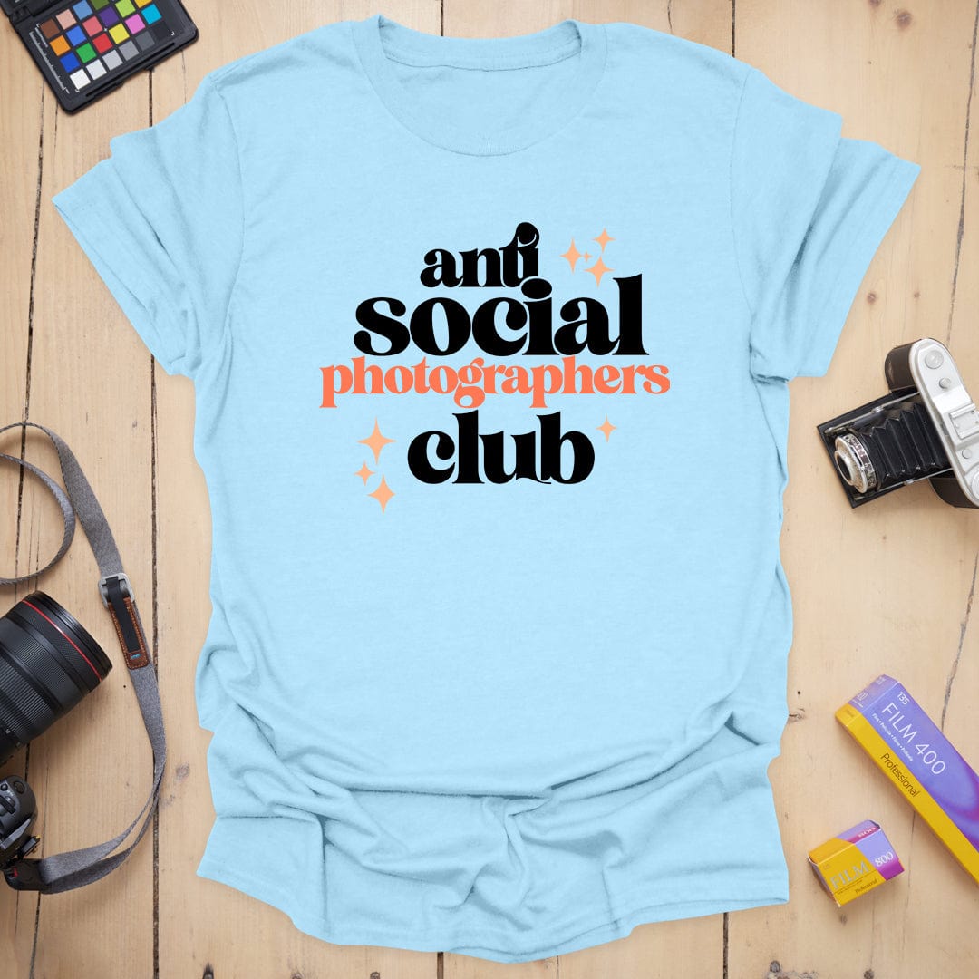 T-Shirt With Anti-Social Photographers Club Graphic