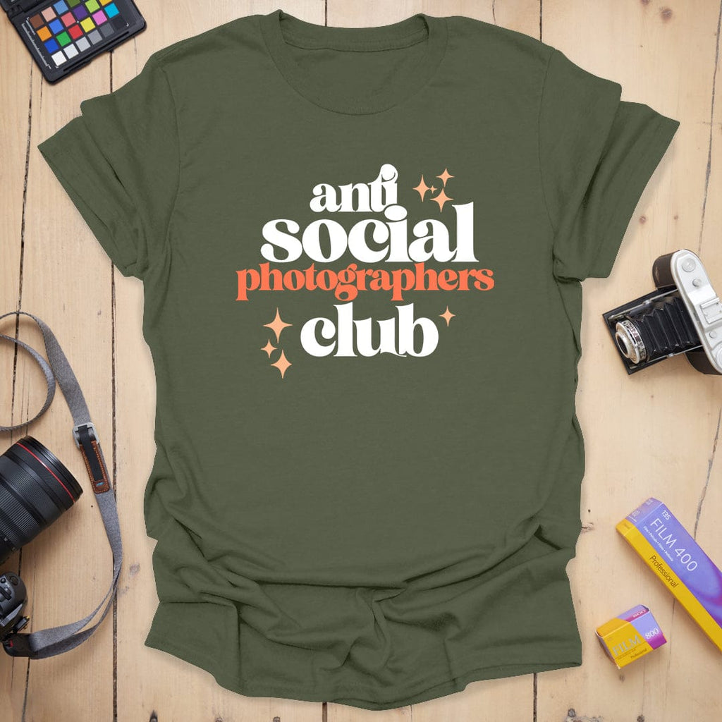 T-Shirt With Anti-Social Photographers Club Graphic