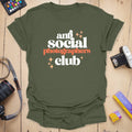 T-Shirt With Anti-Social Photographers Club Graphic