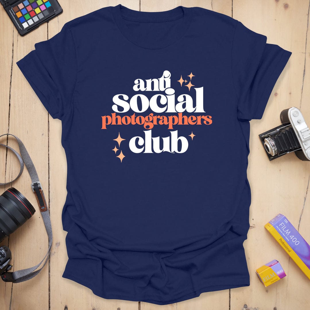 T-Shirt With Anti-Social Photographers Club Graphic