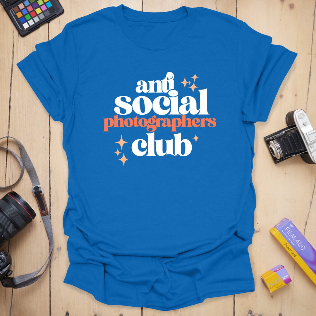 T-Shirt With Anti-Social Photographers Club Graphic