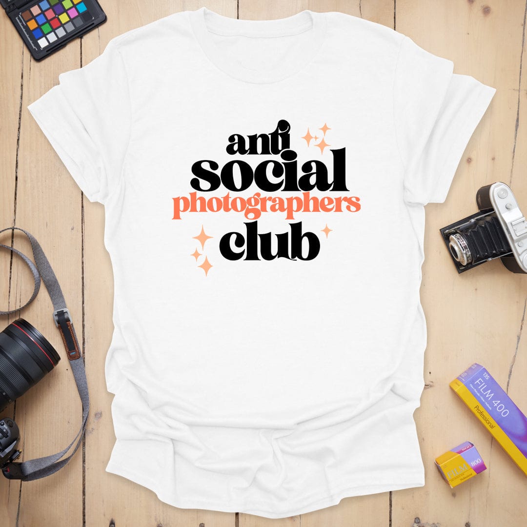 T-Shirt With Anti-Social Photographers Club Graphic