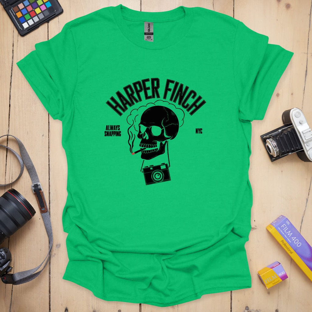 T-Shirt With Bold Photography-Inspired NYC Graphics