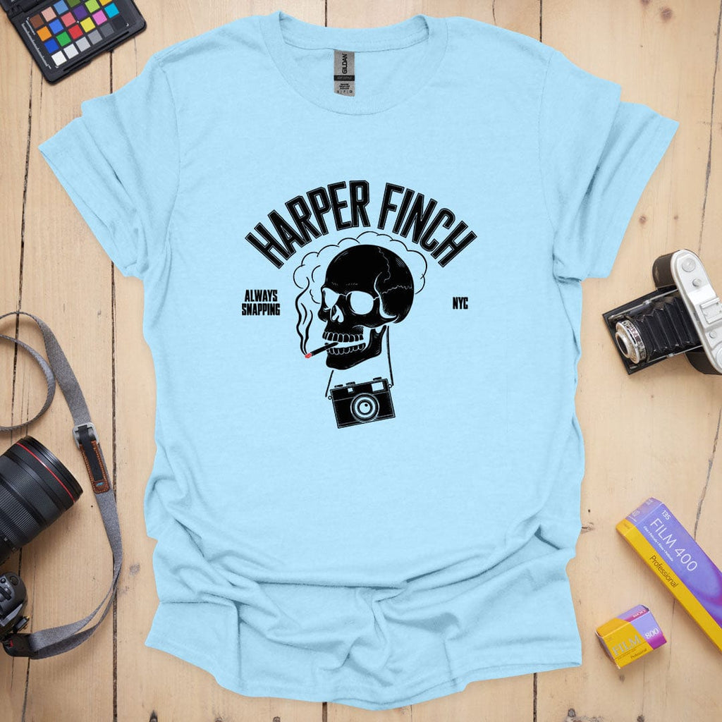T-Shirt With Bold Photography-Inspired NYC Graphics