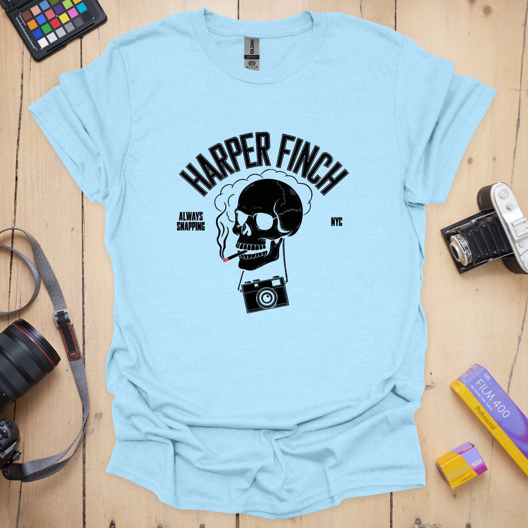 T-Shirt With Bold Photography-Inspired NYC Graphics