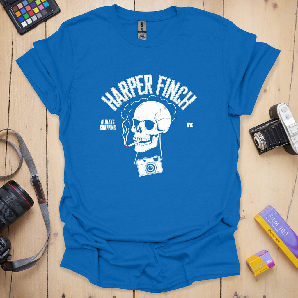 T-Shirt With Bold Photography-Inspired NYC Graphics