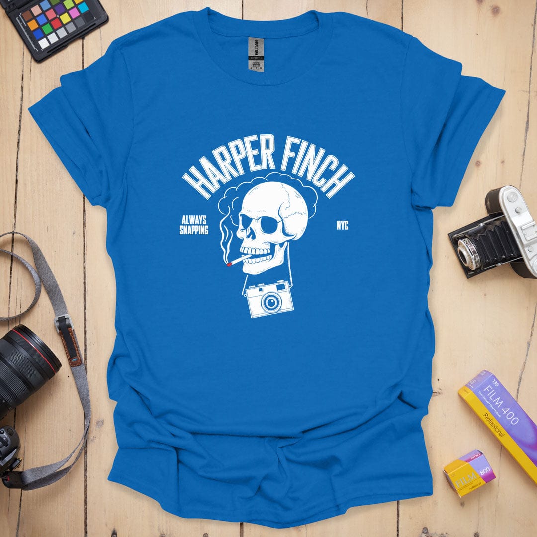 T-Shirt With Bold Photography-Inspired NYC Graphics