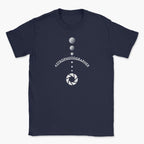 Astrophotographer T-Shirt With Moon Phase Camera Design