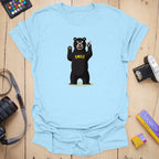 T-Shirt With Smile Bear Photographer Design