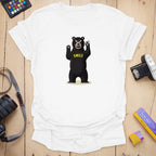 T-Shirt With Smile Bear Photographer Design