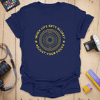 T-Shirt With Blurry Photography-Inspired Design