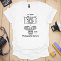 T-Shirt With Camera Patent Blueprint Design
