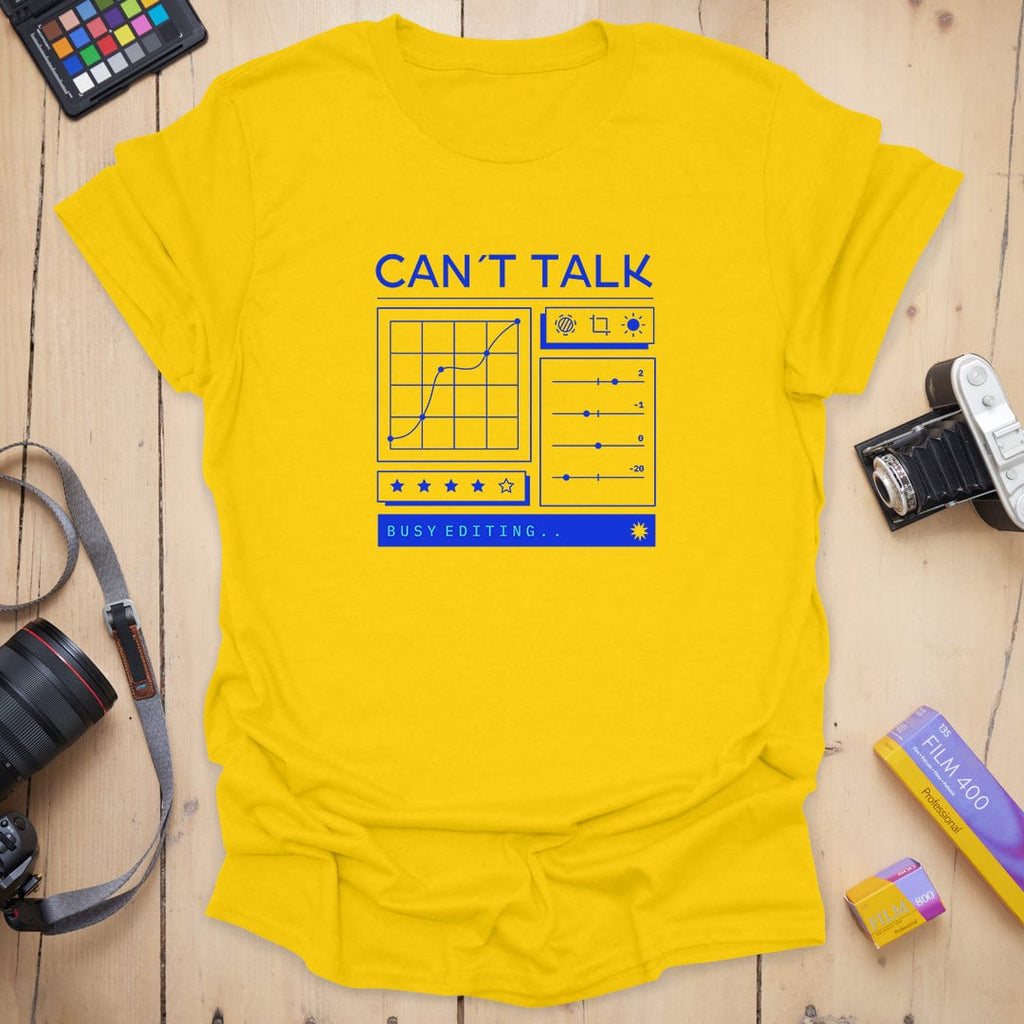T-Shirt With Editing Design for Photo Creators