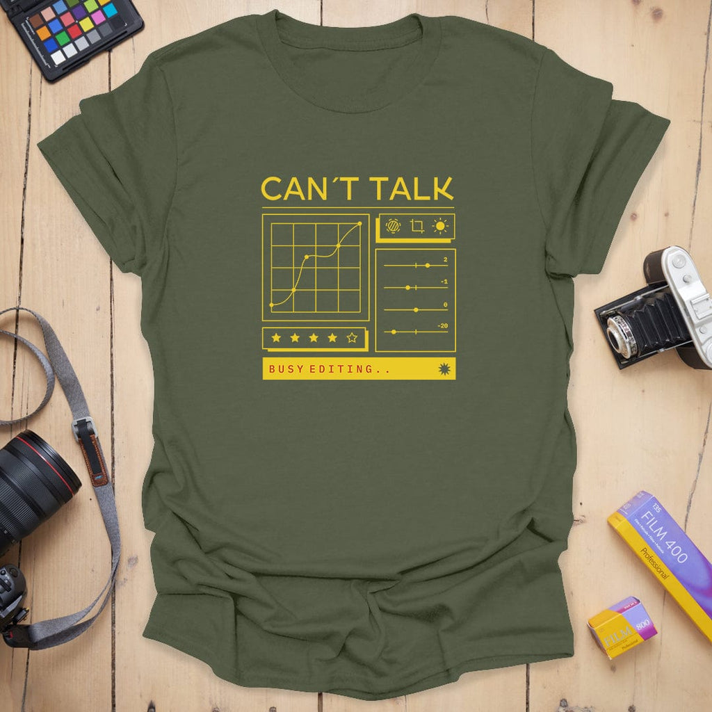 T-Shirt With Editing Design for Photo Creators