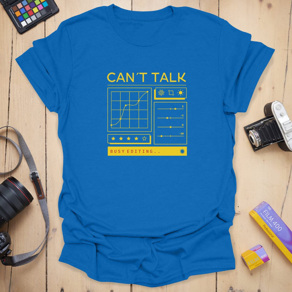 T-Shirt With Editing Design for Photo Creators