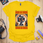 T-Shirt With Born To Shoot Photography Graphic
