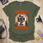 T-Shirt With Born To Shoot Photography Graphic