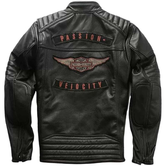 Black Harley Davidson Passion Velocity Leather Jacket