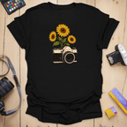T-Shirt With Sunflower Photography Design