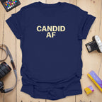 T-Shirt With Candid AF Photography Graphic
