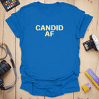 T-Shirt With Candid AF Photography Graphic