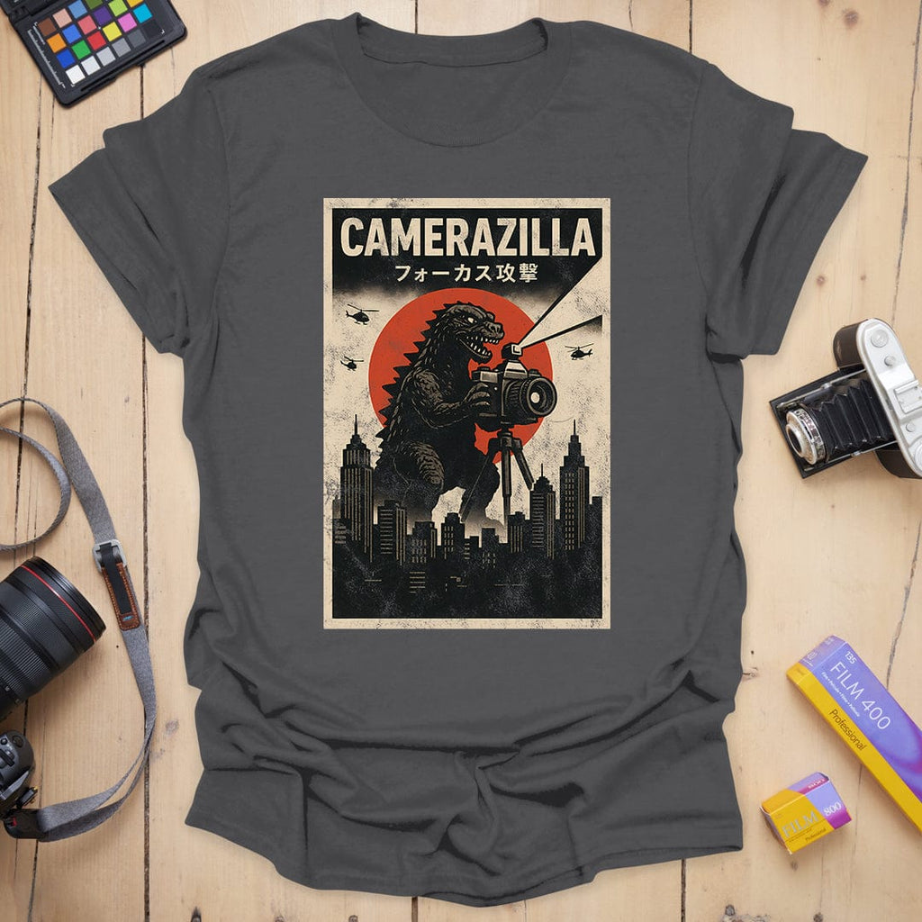 T-Shirt With Camerazilla Photographer Graphic