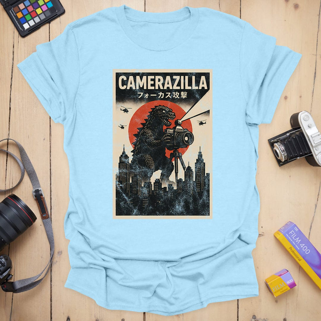 T-Shirt With Camerazilla Photographer Graphic