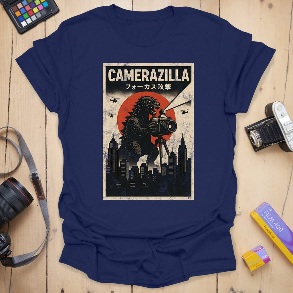 T-Shirt With Camerazilla Photographer Graphic