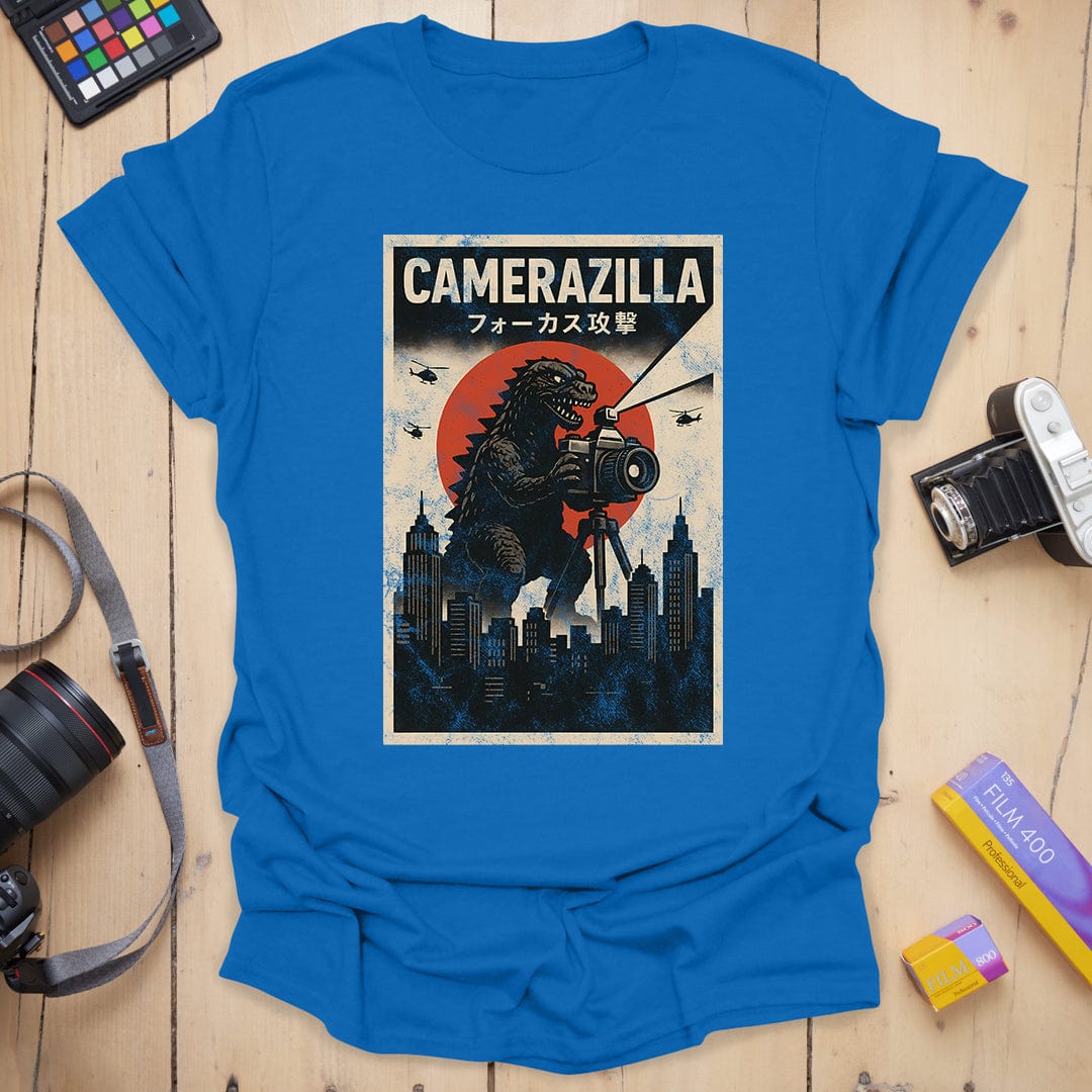 T-Shirt With Camerazilla Photographer Graphic