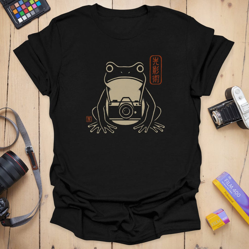T-Shirt With Camera Toad Photography Graphic