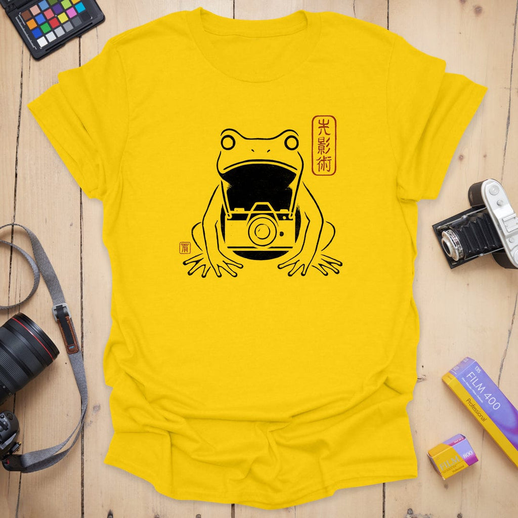 T-Shirt With Camera Toad Photography Graphic