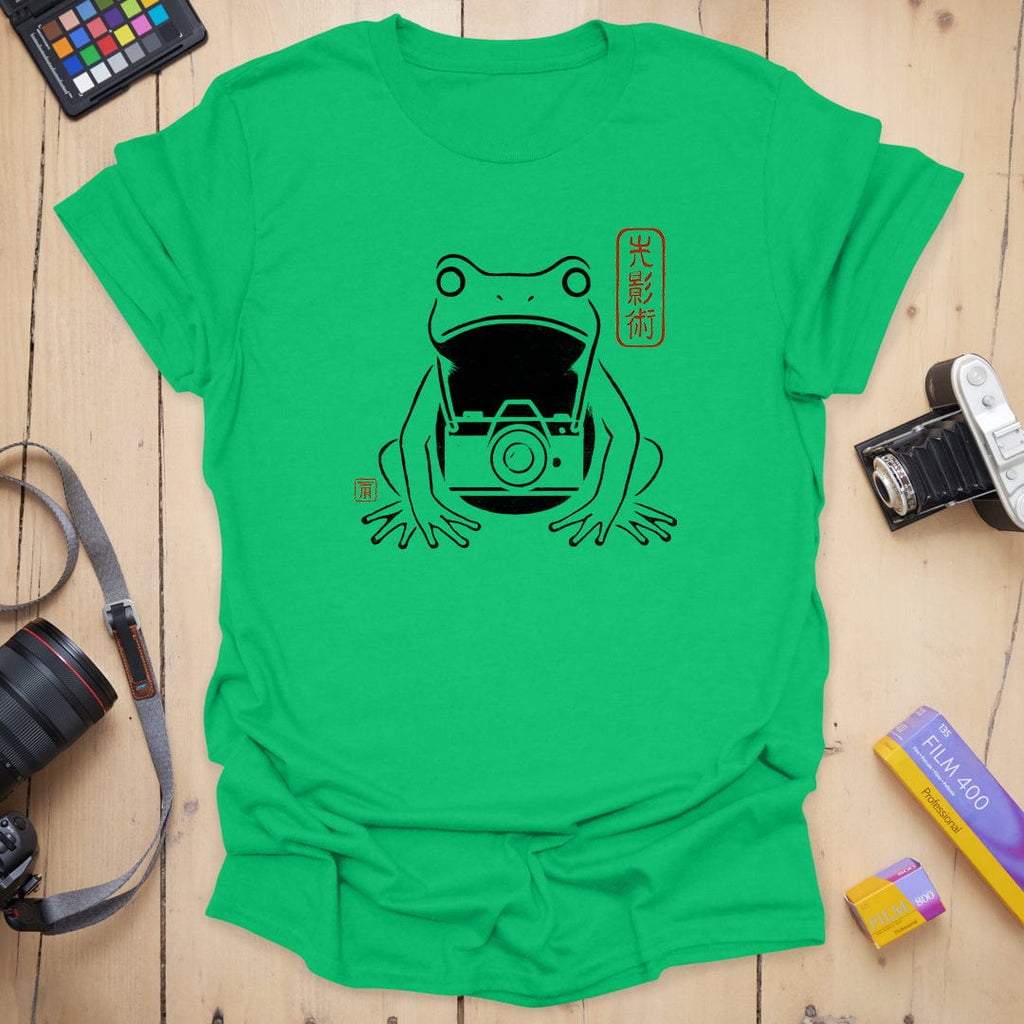 T-Shirt With Camera Toad Photography Graphic