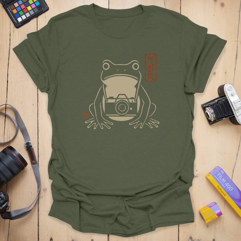 T-Shirt With Camera Toad Photography Graphic
