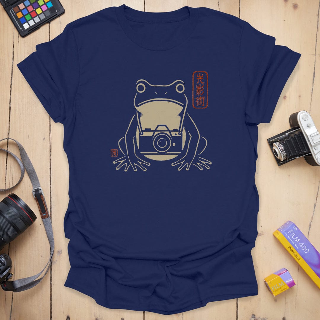T-Shirt With Camera Toad Photography Graphic