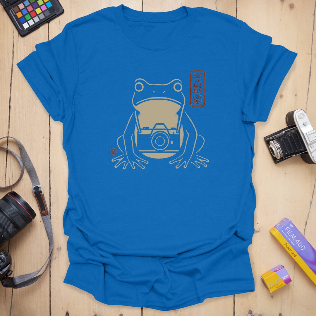 T-Shirt With Camera Toad Photography Graphic