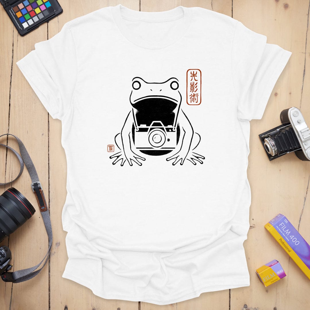 T-Shirt With Camera Toad Photography Graphic