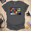 T-Shirt Color Calibration Photographer Design